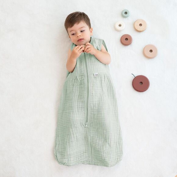 Owli LoveLayers 4 Kat Müslin Uyku Tulumu Mint Yeşili - 6