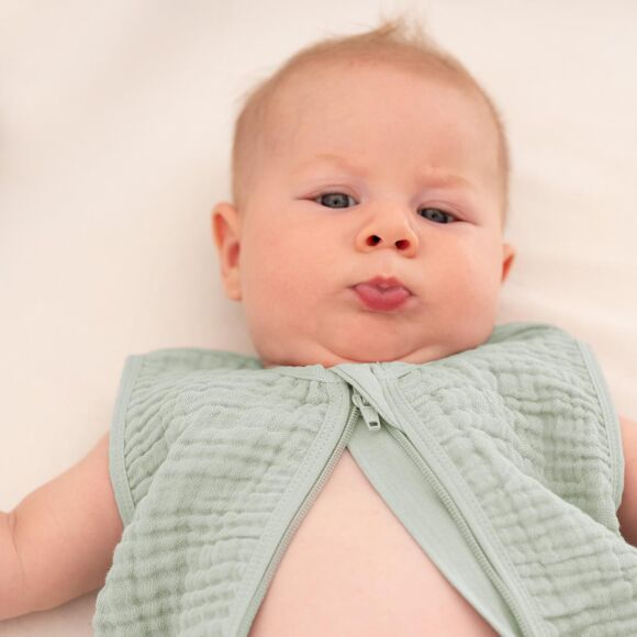 Owli LoveLayers 4 Kat Müslin Uyku Tulumu Mint Yeşili - 5