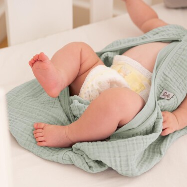 Owli LoveLayers 4 Kat Müslin Uyku Tulumu Mint Yeşili - 12