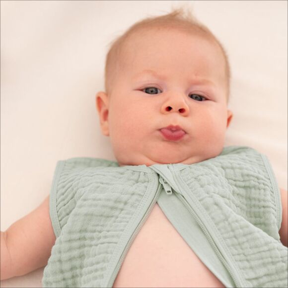 Owli LoveLayers 4 Kat Müslin Uyku Tulumu Mint Yeşili - 5