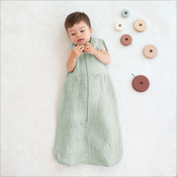 Owli LoveLayers 4 Kat Müslin Uyku Tulumu Mint Yeşili - 6