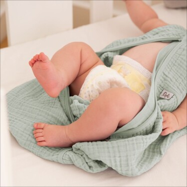 Owli LoveLayers 4 Kat Müslin Uyku Tulumu Mint Yeşili - 12