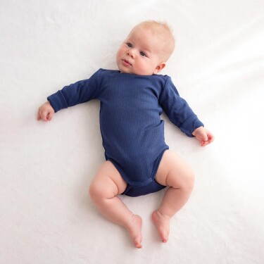 Owli CozyBlend Modal Bebek Takım Mavi - 3