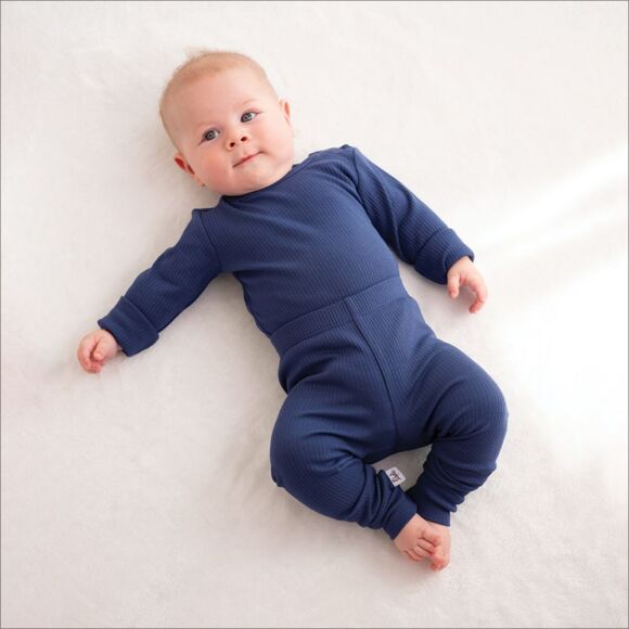 Owli CozyBlend Modal Bebek Takım Mavi - 1