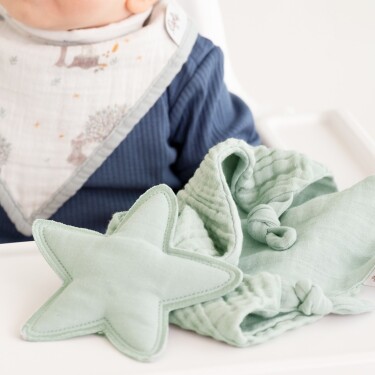 Owli LoveLayers Müslin Uyku Arkadaşı Mint Yeşili - 11