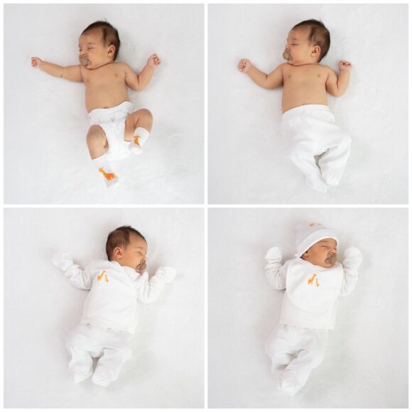 Owli PureCotton Yenidoğan Seti - 10 Parça Lil Giraffe - 9