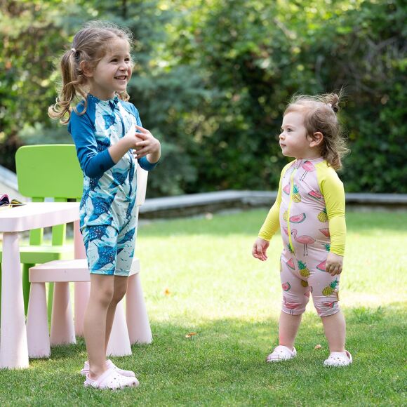 Owli SunSafe UV Korumalı Swimsuit Mayo Flamingo - 8