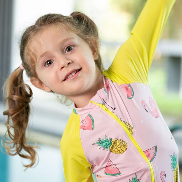 Owli SunSafe UV Korumalı Swimsuit Mayo Flamingo - 5