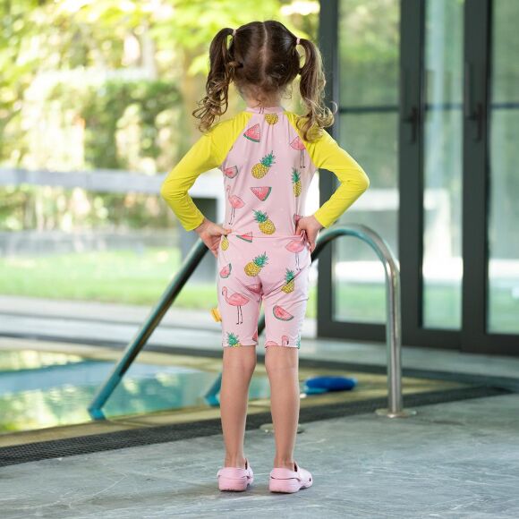 Owli SunSafe UV Korumalı Swimsuit Mayo Flamingo - 3