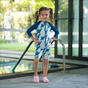 Owli SunSafe UV Korumalı Swimsuit Mayo Manta Ray 