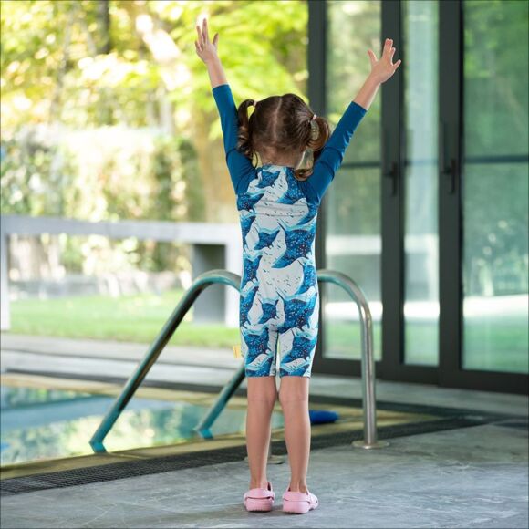 Owli SunSafe UV Korumalı Swimsuit Mayo Manta Ray - 4