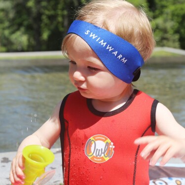 Owli Swimwarm Kulak Koruyucu Bebek Mavi - 3