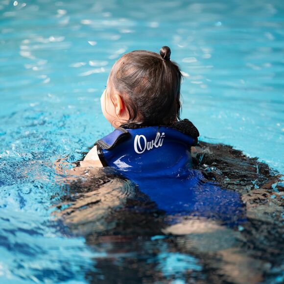 Owli Swimwarm Üşütmeyen Bebek Mayosu Mavi - 5