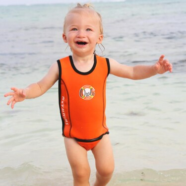 Owli Swimwarm Üşütmeyen Bebek Mayosu Turuncu - 4