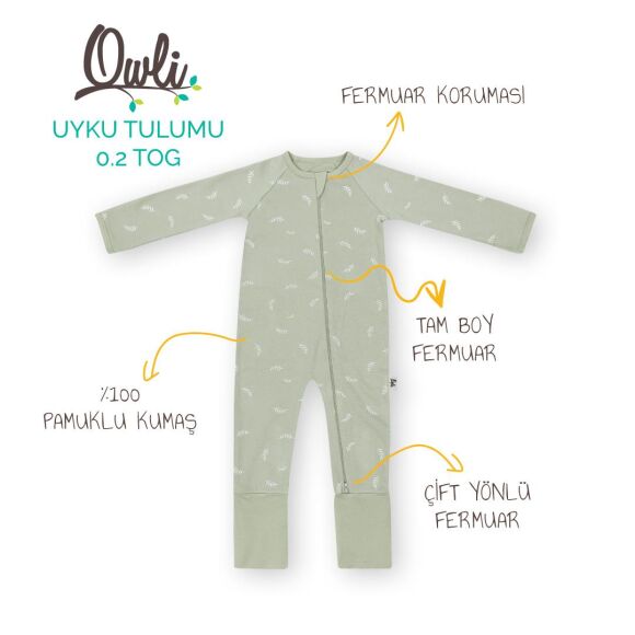 Owli Uyku Tulumu 0.2 Tog Leaves - 2