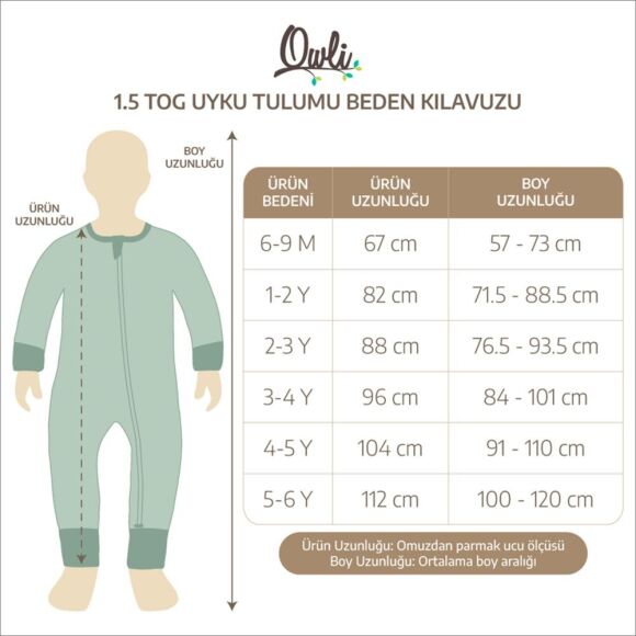 Owli Uyku Tulumu 1.5 Tog Garden - 6