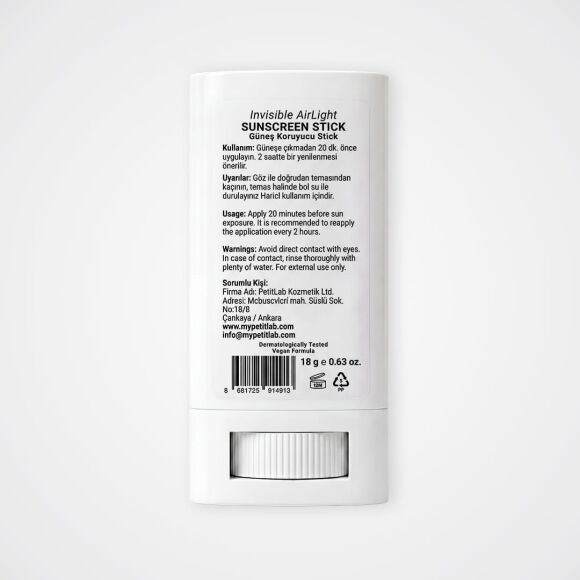 PetitLab Invisible AirLight Sunscreen Stick SPF 50+ - 3