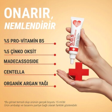PetitLab S.O.S Repairing Cream Onarıcı Krem 15 ml - 4